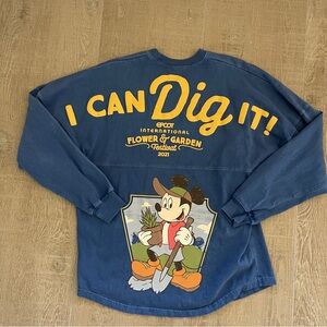 Disney 2021 Pass holder EPCOT Blue Spirit Jersey - Mickey Mouse and Pluto